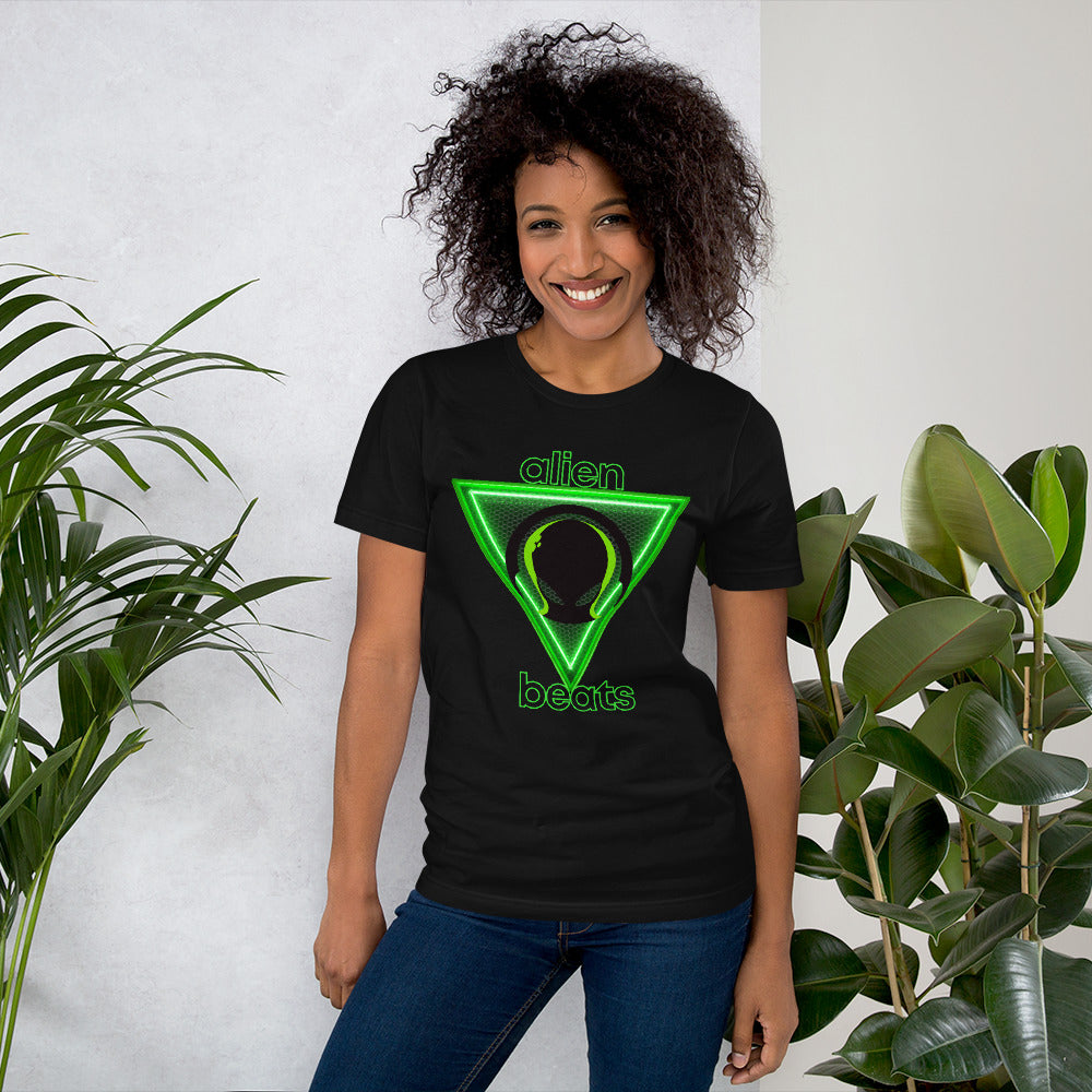 Alien Beats Unisex t-shirt