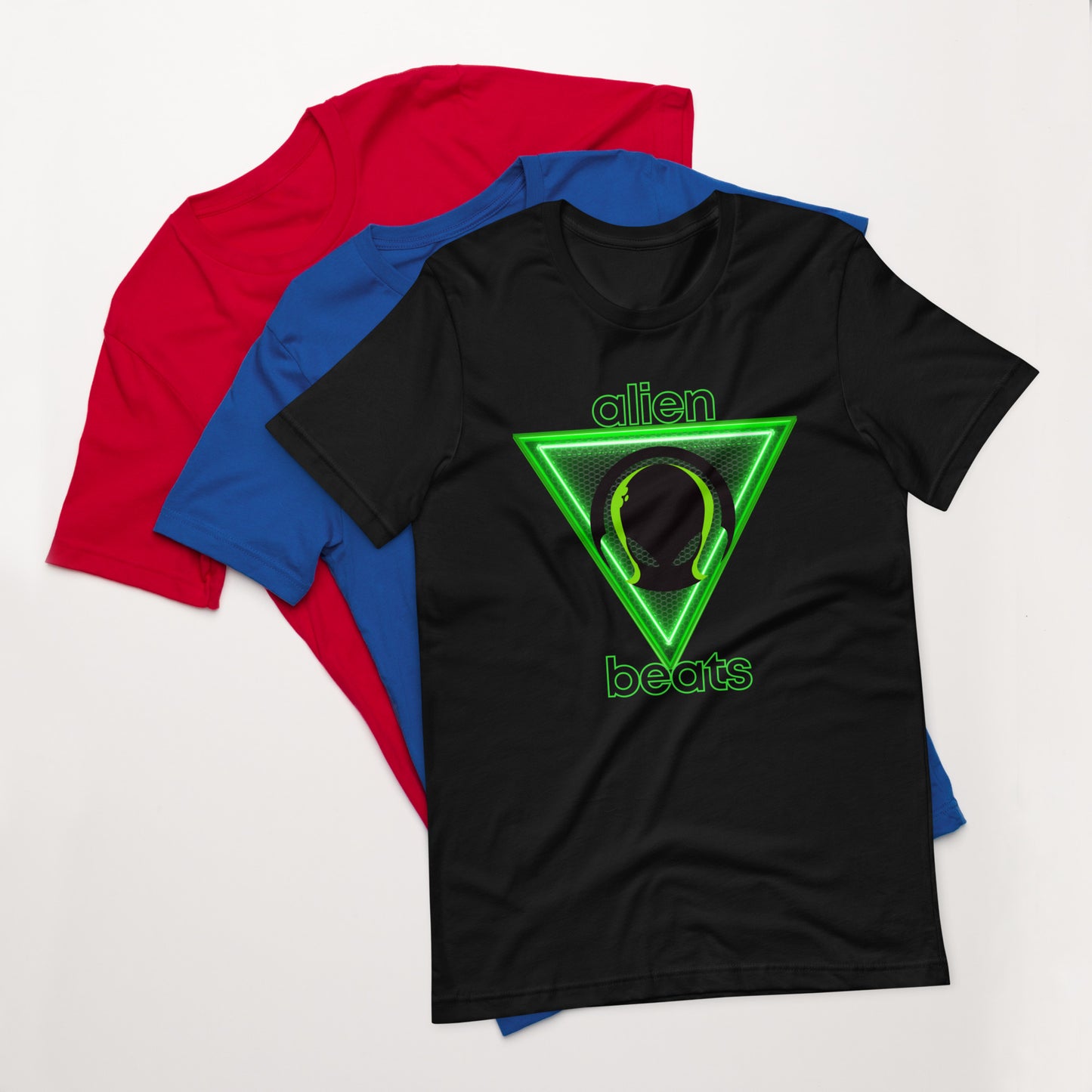 Alien Beats Unisex t-shirt