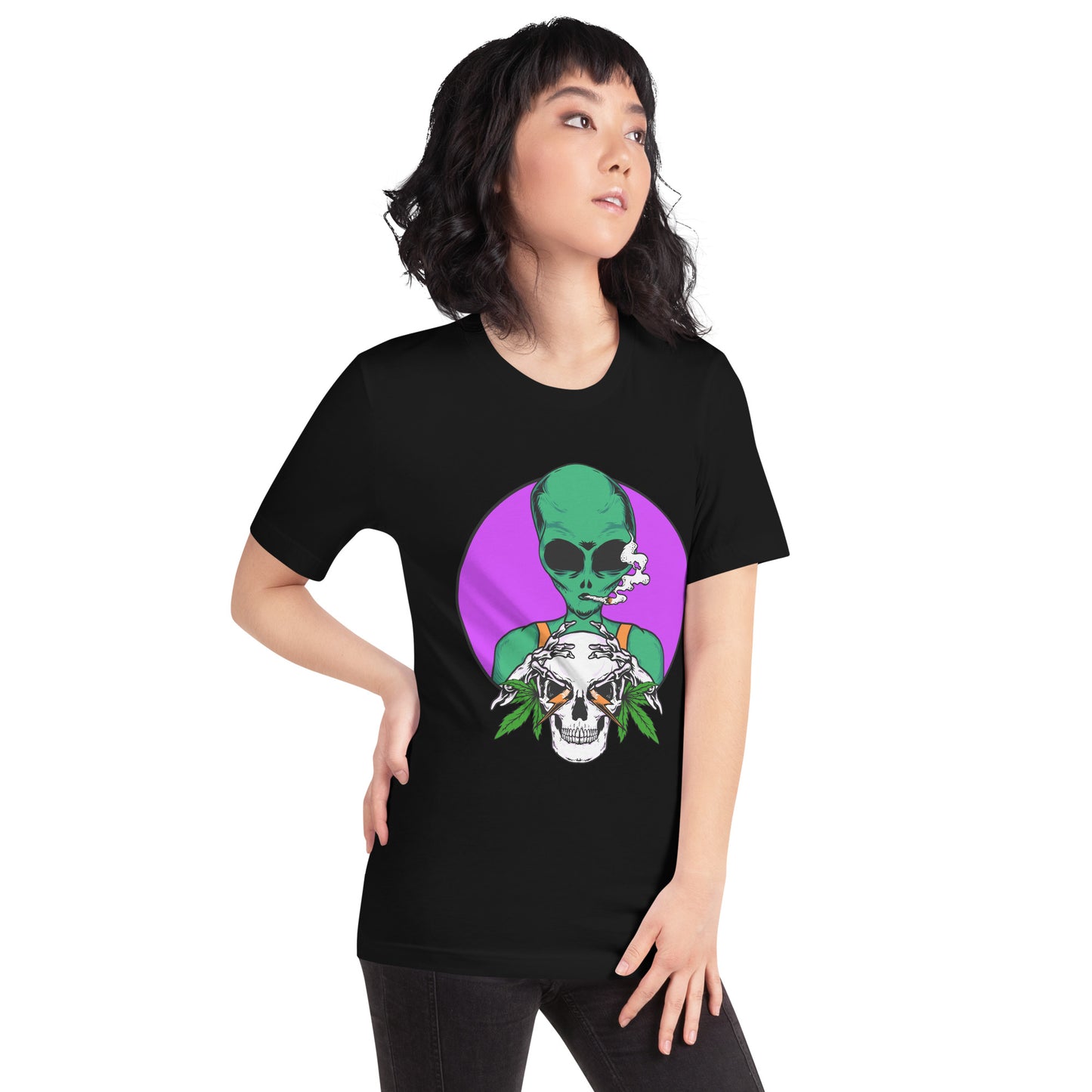 Alien&Skull Unisex t-shirt