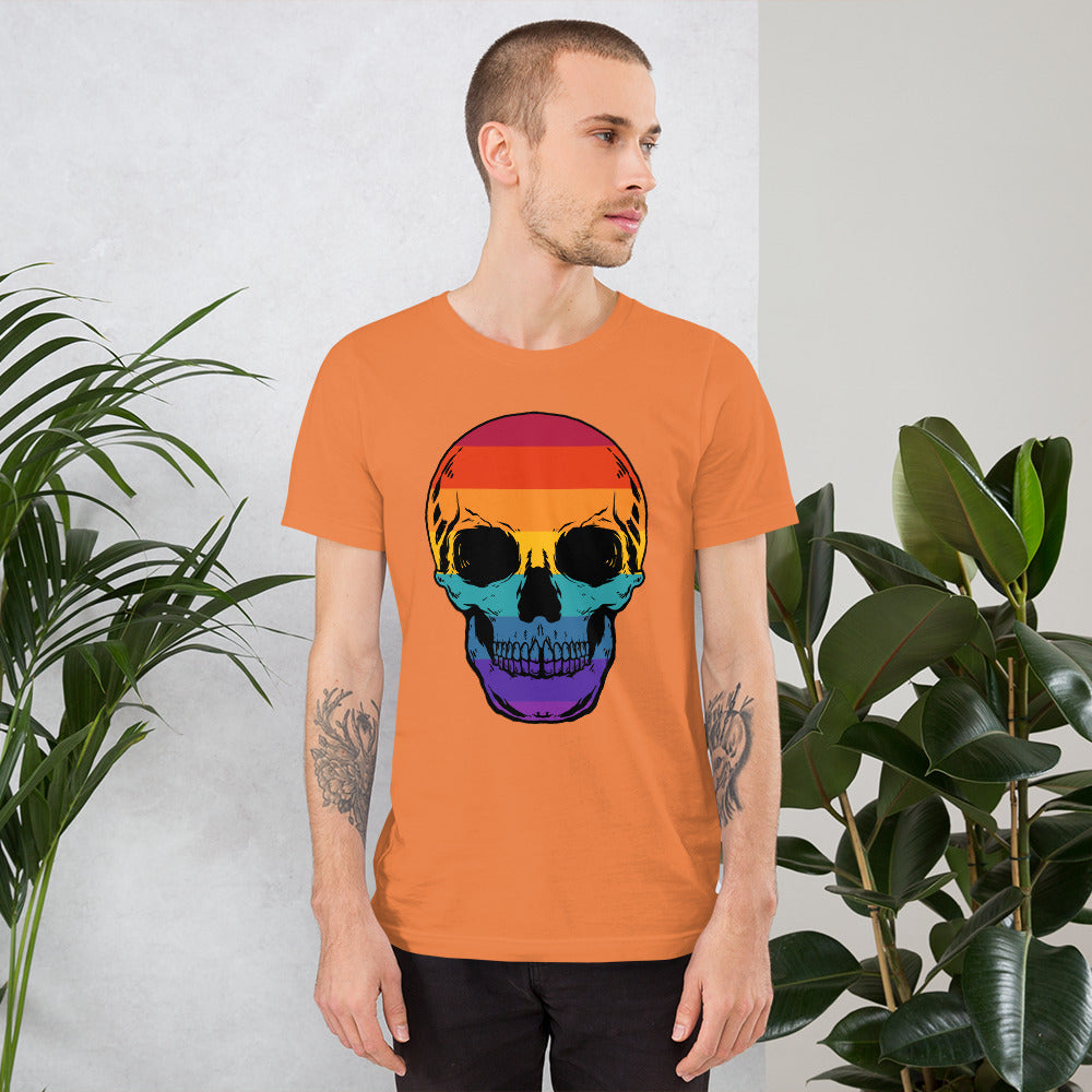 Rainbow Skull Unisex t-shirt