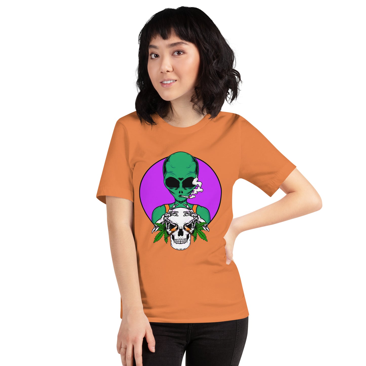 Alien&Skull Unisex t-shirt