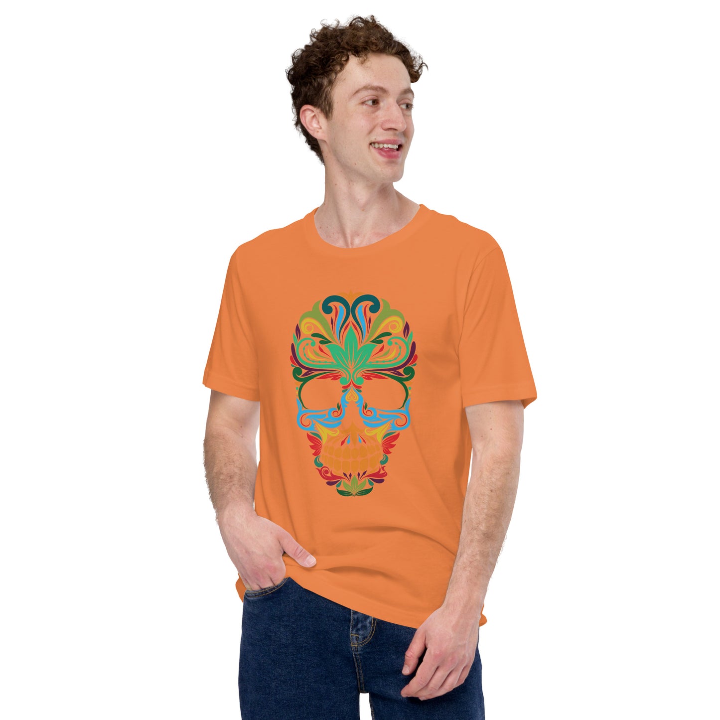 Skull Colors Unisex t-shirt