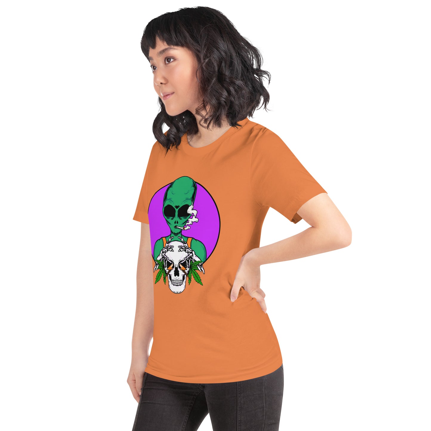 Alien&Skull Unisex t-shirt