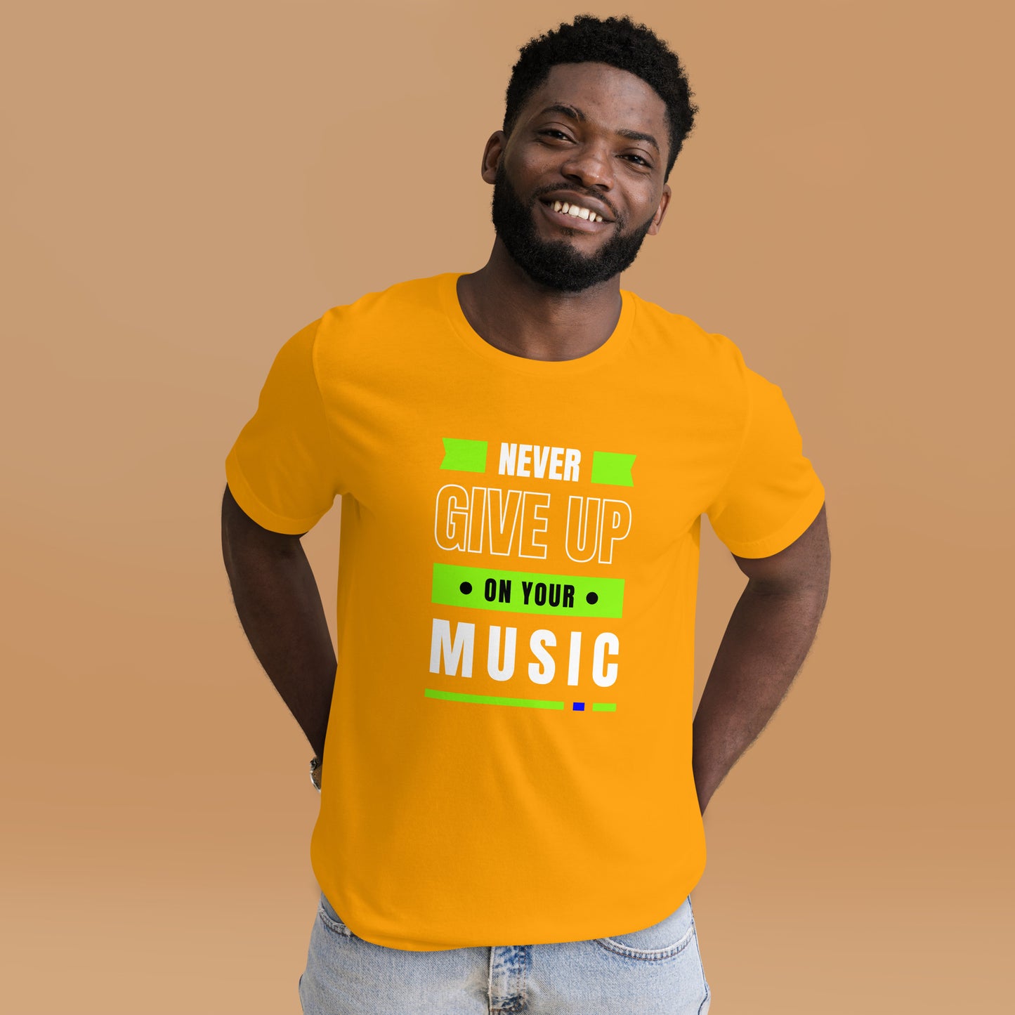 Never Give Up Music Unisex t-shirt