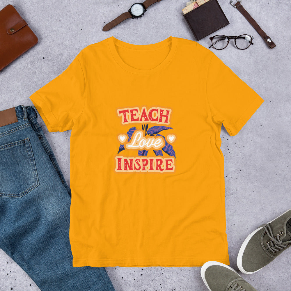 Love teach Unisex t-shirt