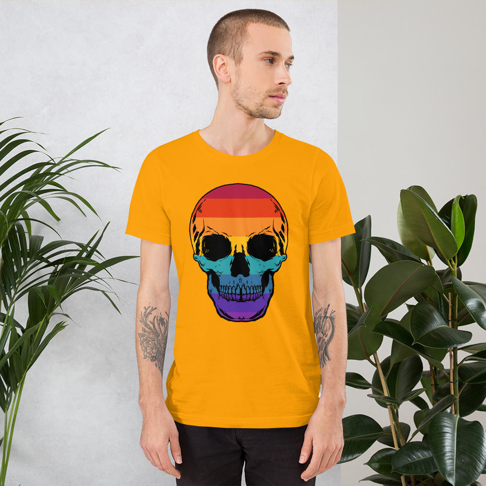 Rainbow Skull Unisex t-shirt