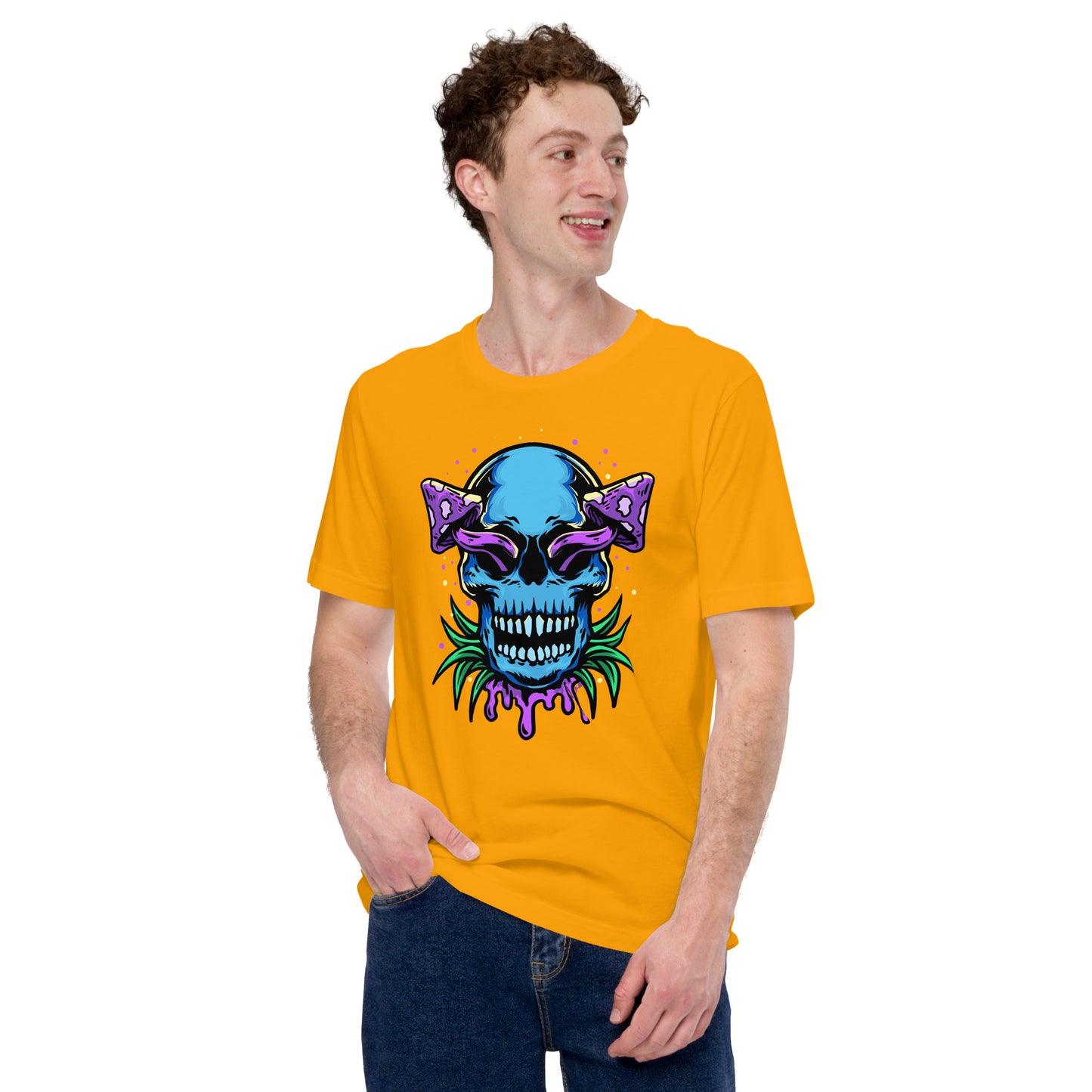 Skull Mushrooms Unisex t-shirt