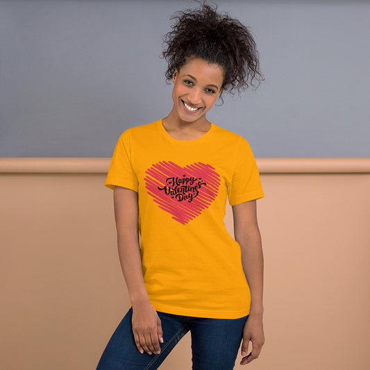 Happy Valentine's Day 2 Unisex t-shirt