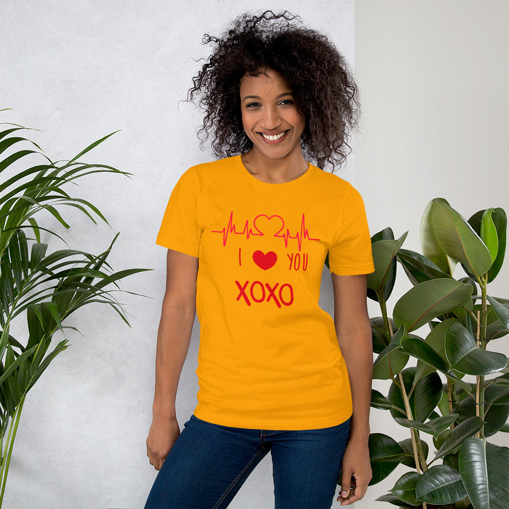 I Love You XOXO Unisex t-shirt