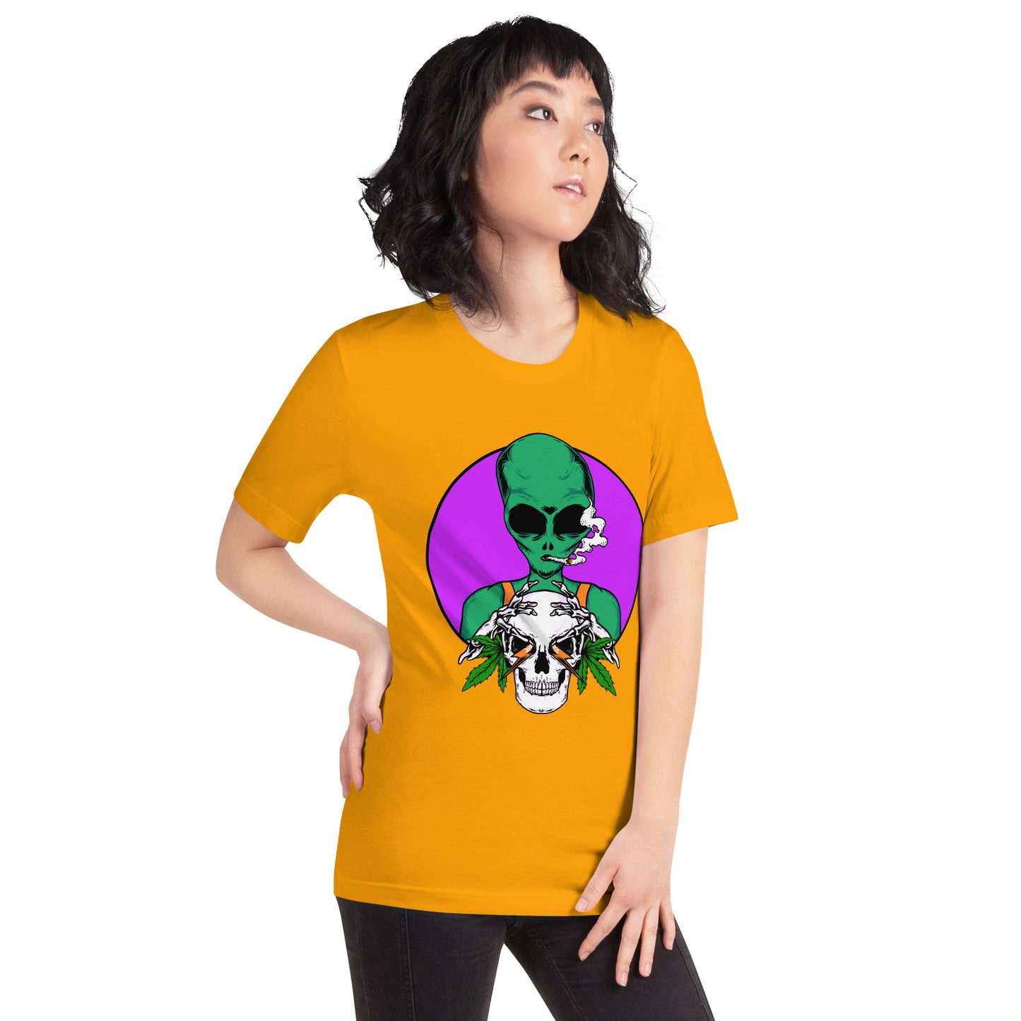 Alien&Skull Unisex t-shirt