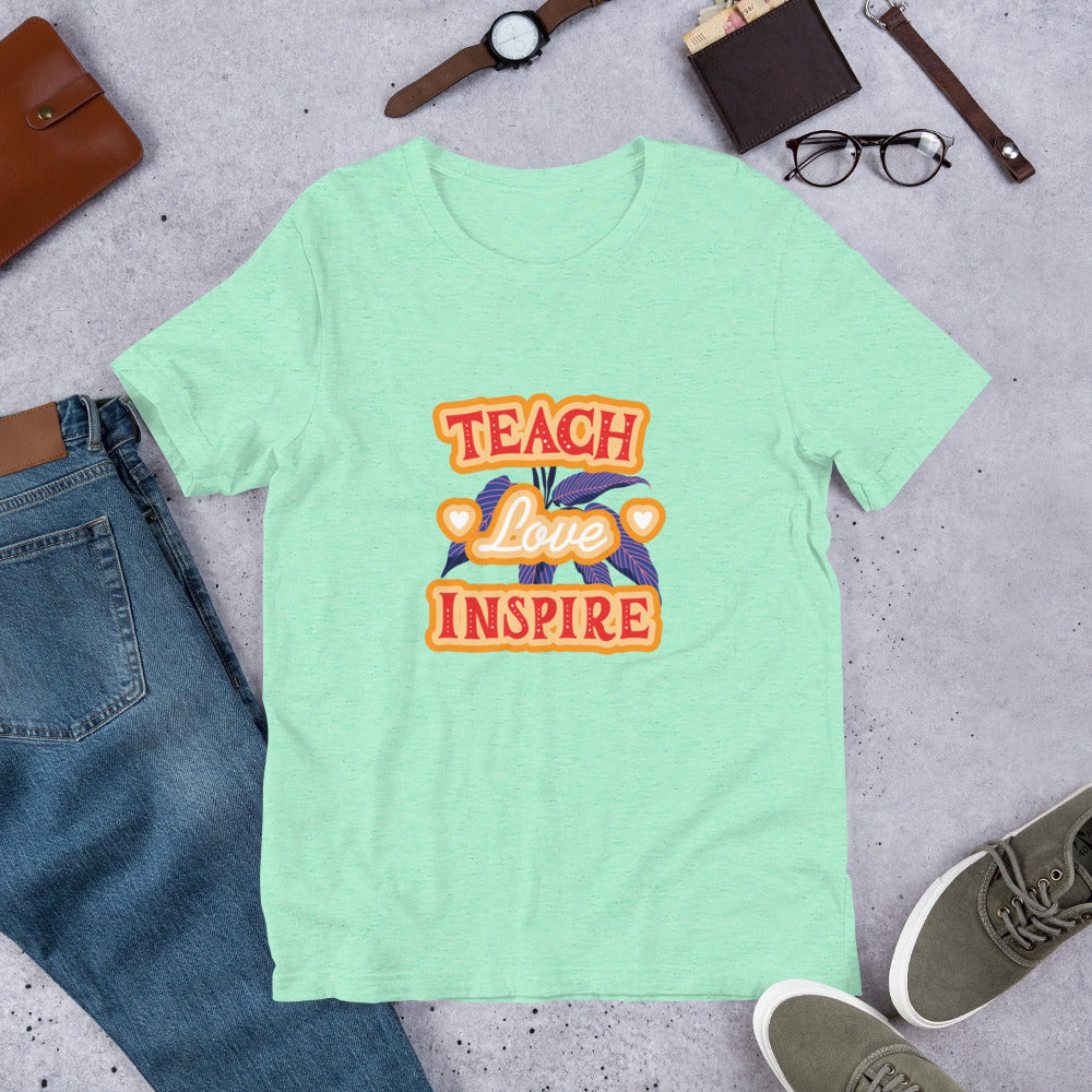 Love teach Unisex t-shirt