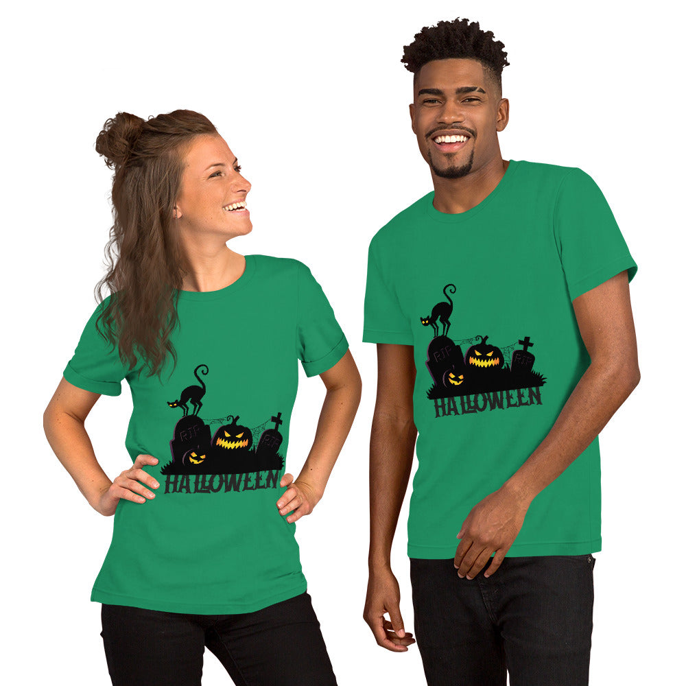 Cemetery Halloween Unisex t-shirt