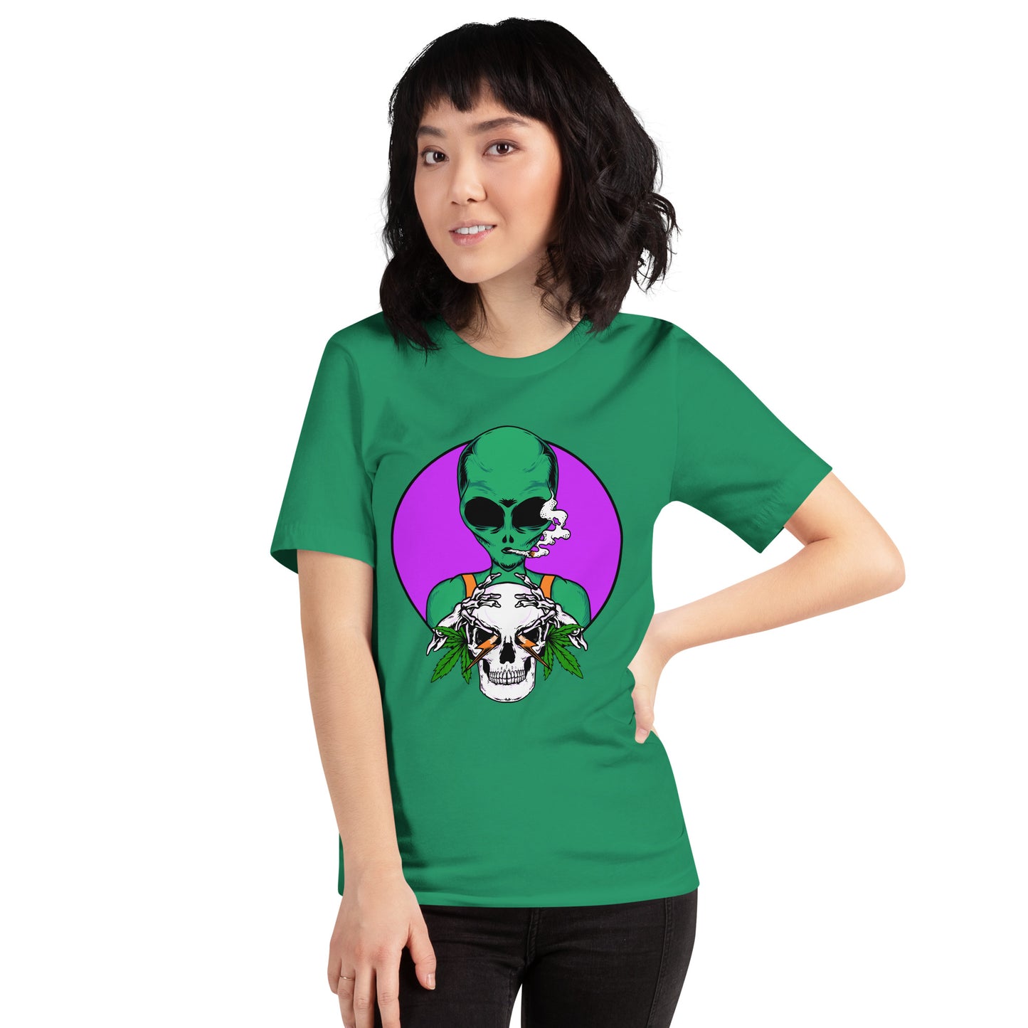 Alien&Skull Unisex t-shirt