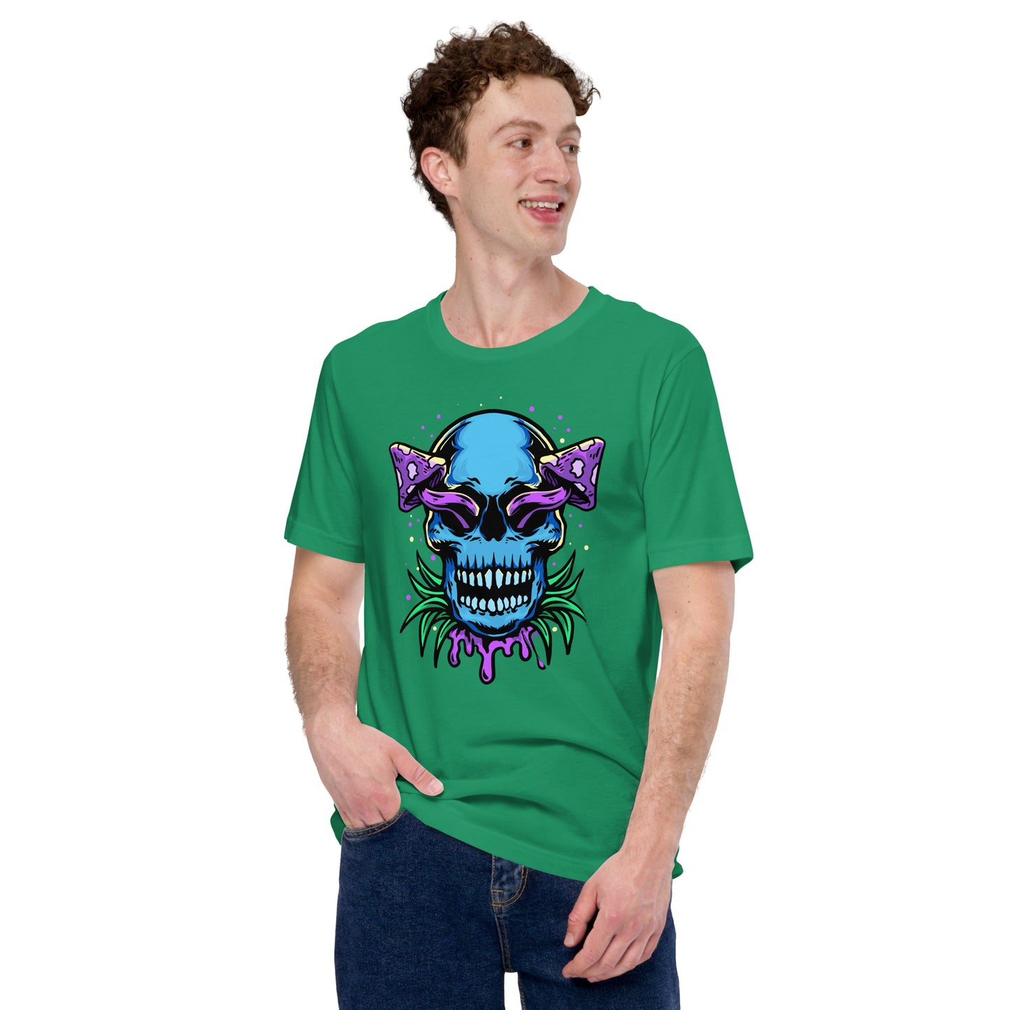 Skull Mushrooms Unisex t-shirt