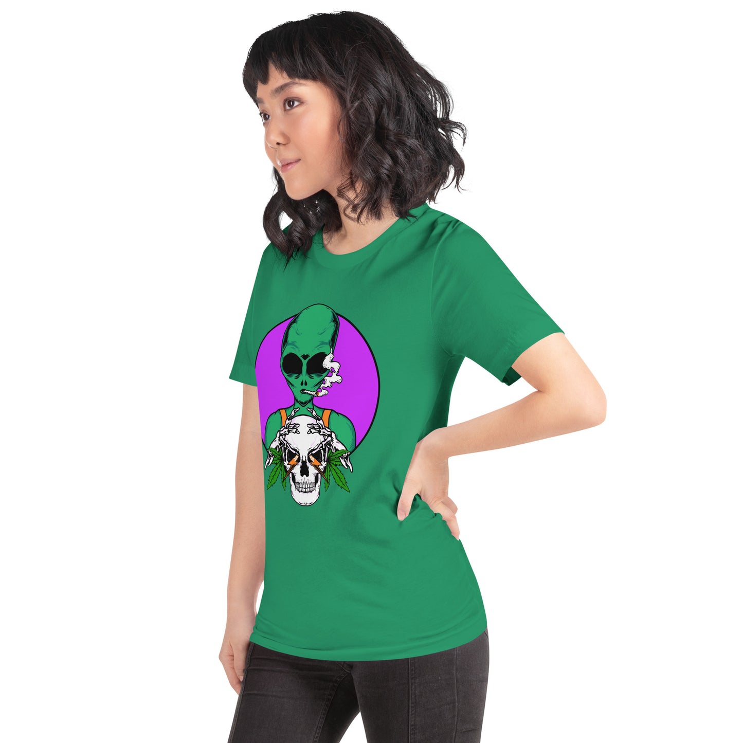 Alien&Skull Unisex t-shirt