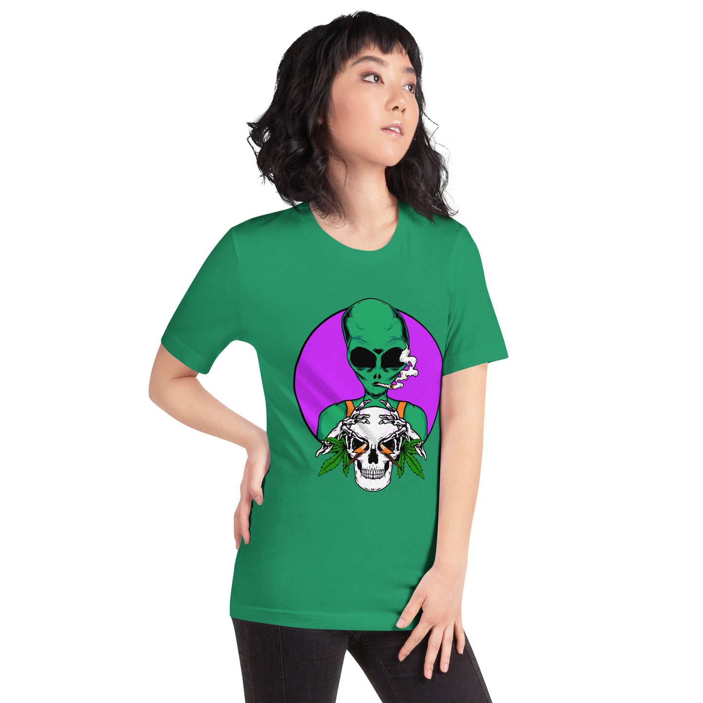 Alien&Skull Unisex t-shirt