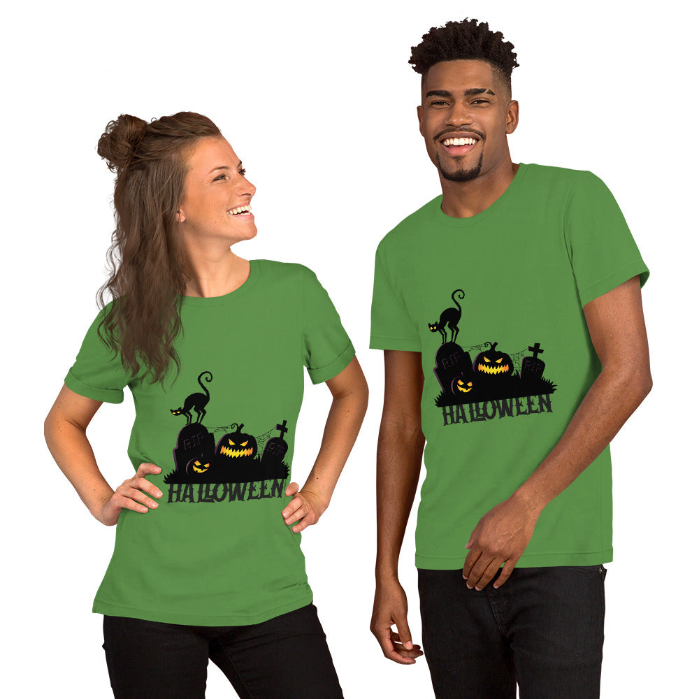 Cemetery Halloween Unisex t-shirt