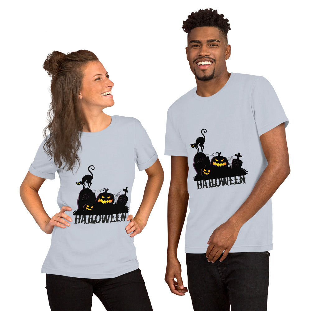 Cemetery Halloween Unisex t-shirt