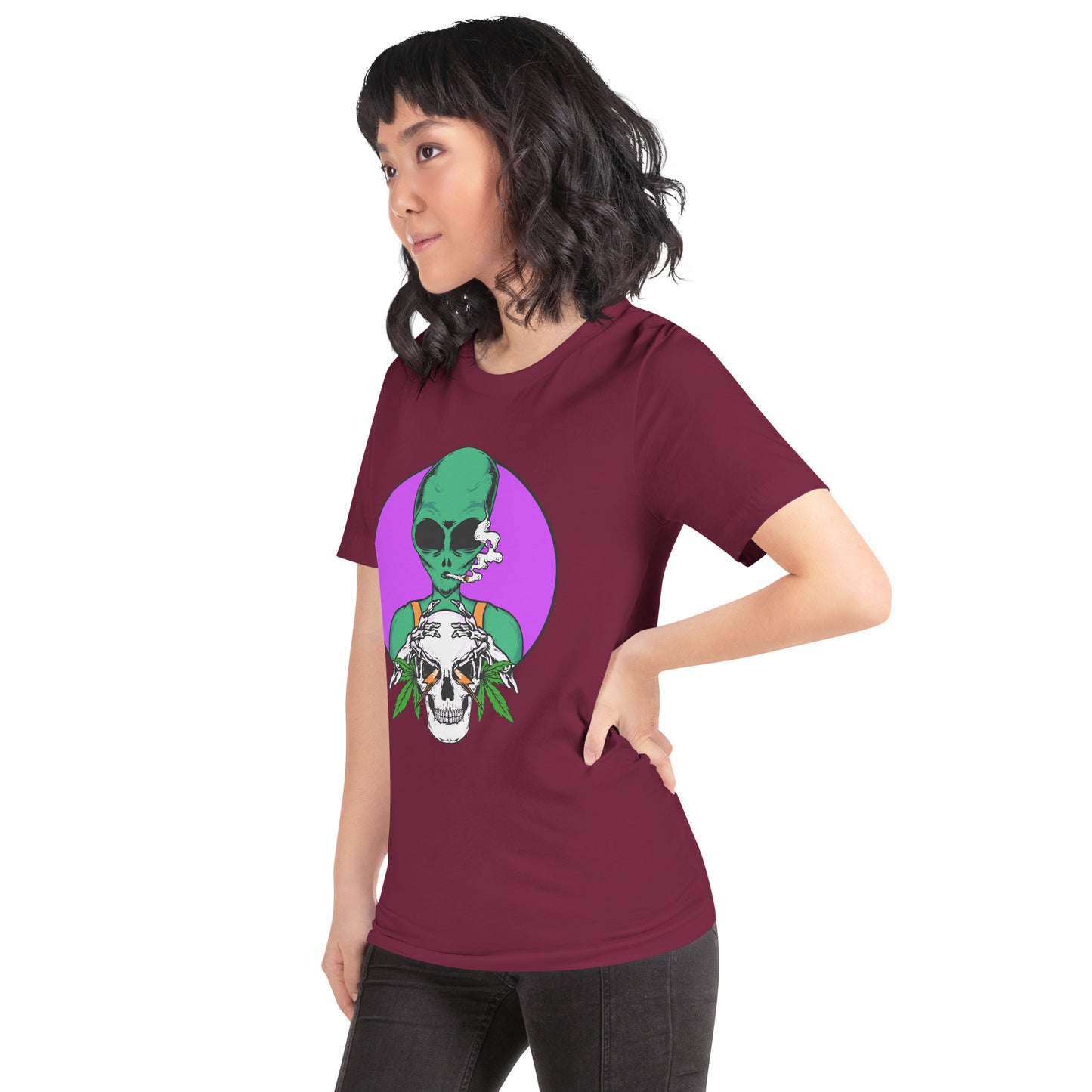 Alien&Skull Unisex t-shirt