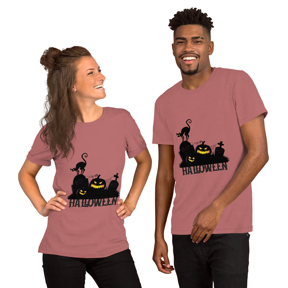 Cemetery Halloween Unisex t-shirt