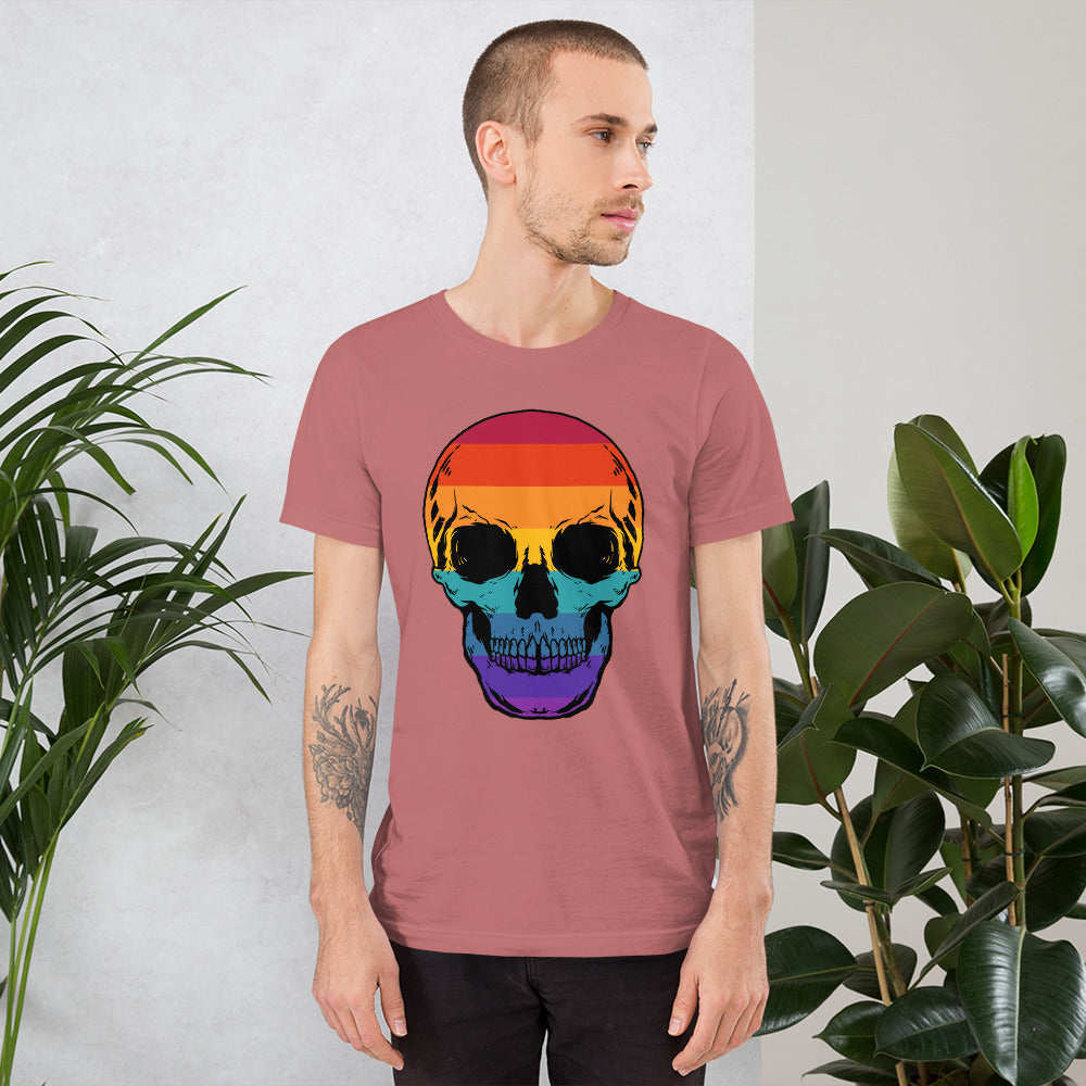 Rainbow Skull Unisex t-shirt