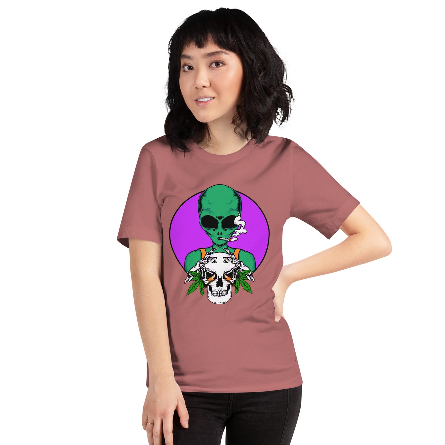 Alien&Skull Unisex t-shirt