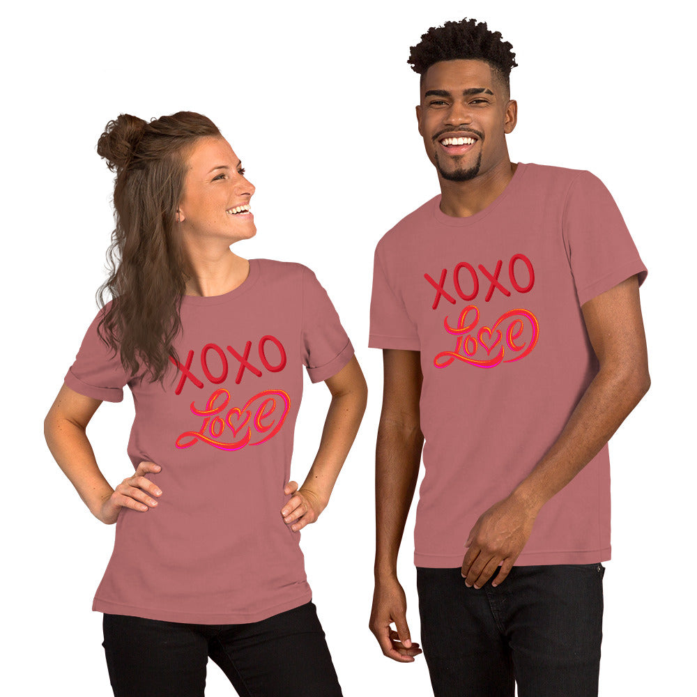 XOXO Love 2 Unisex t-shirt