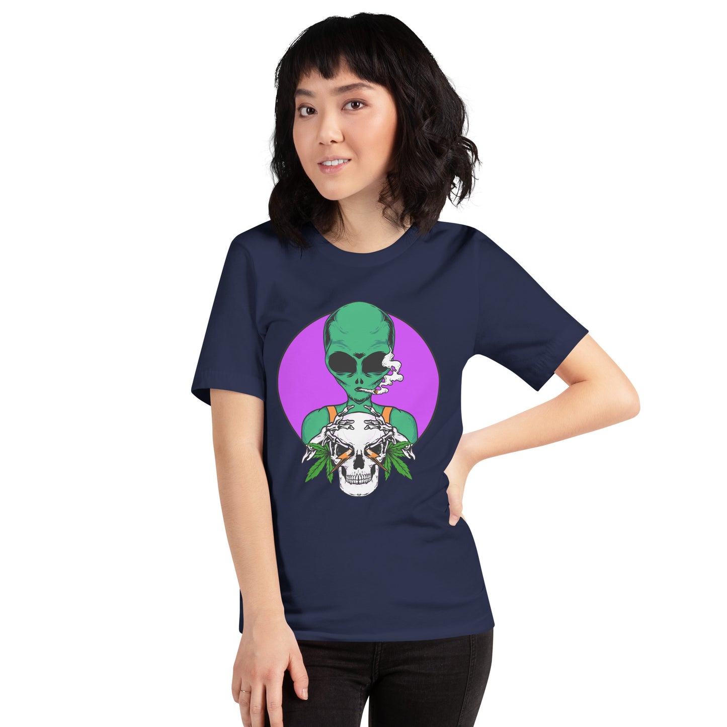 Alien&Skull Unisex t-shirt