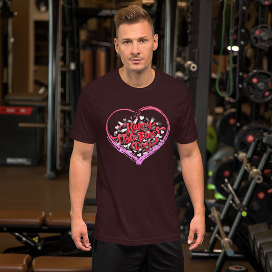 Happy Valentine's Day 8 Unisex t-shirt