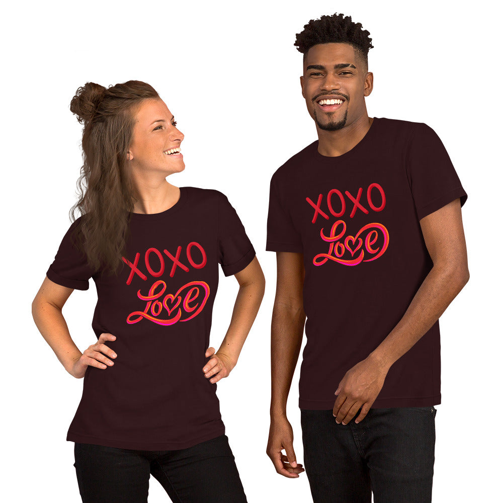 XOXO Love 2 Unisex t-shirt