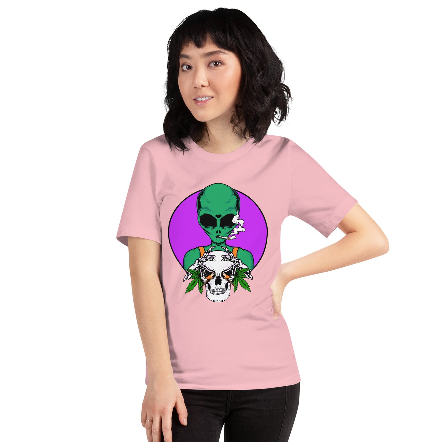 Alien&Skull Unisex t-shirt