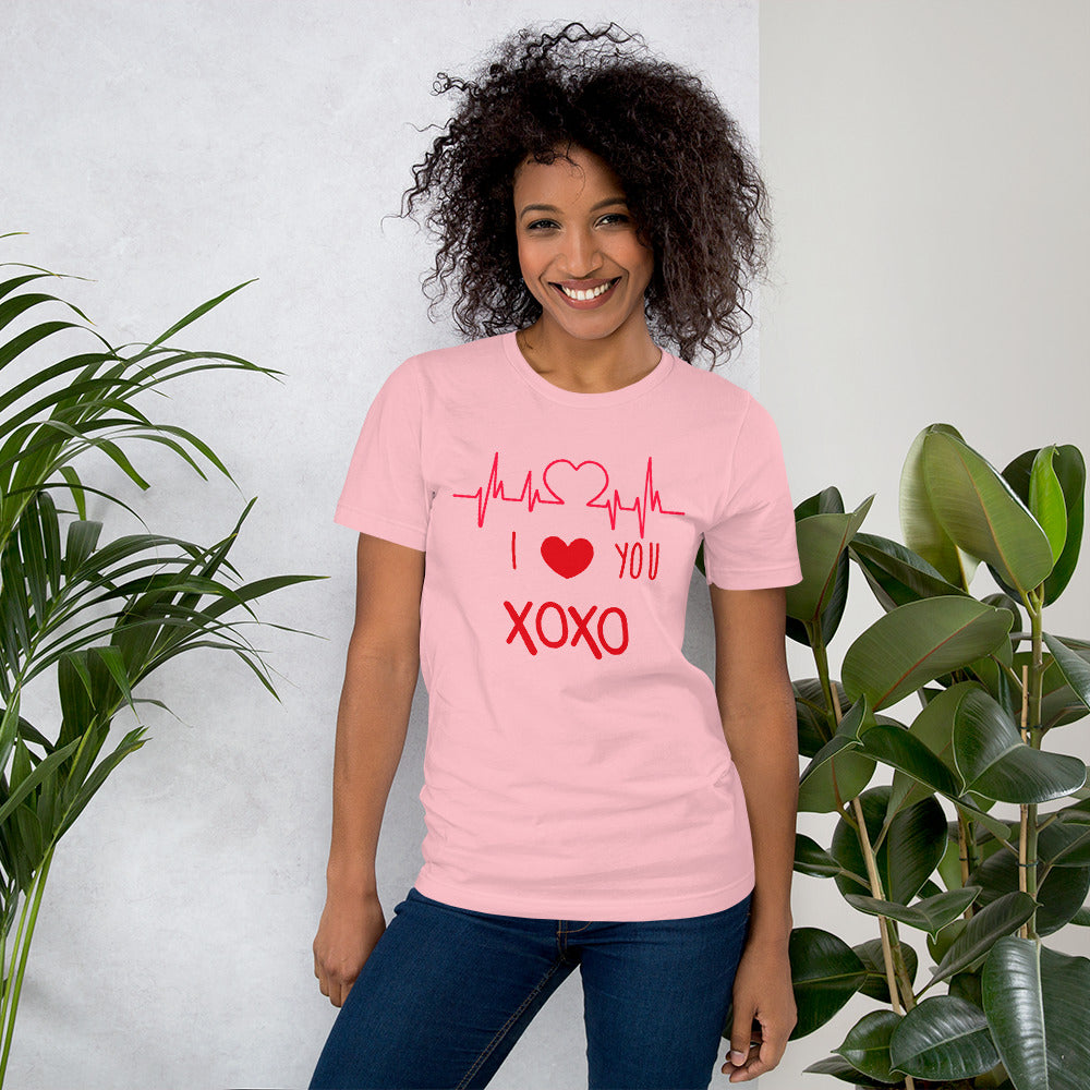 I Love You XOXO Unisex t-shirt
