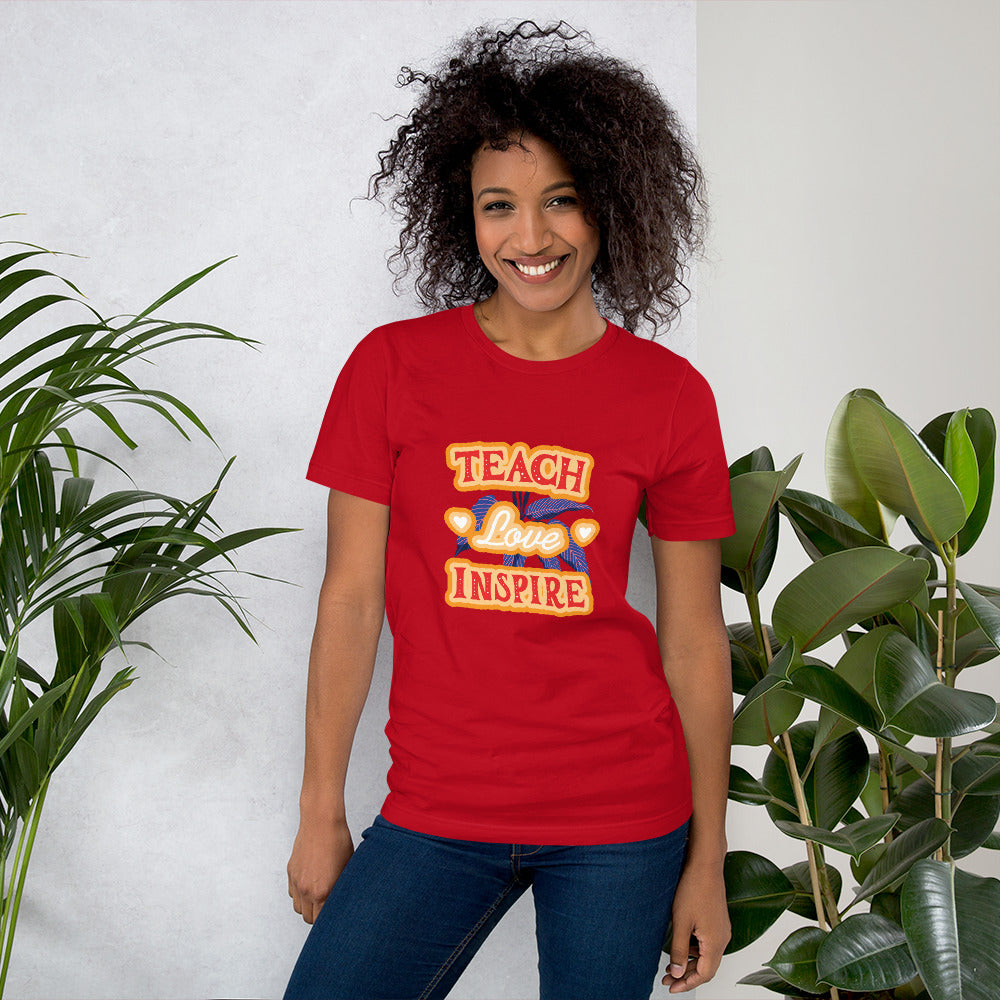 Love teach Unisex t-shirt