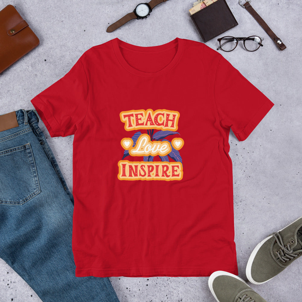 Love teach Unisex t-shirt