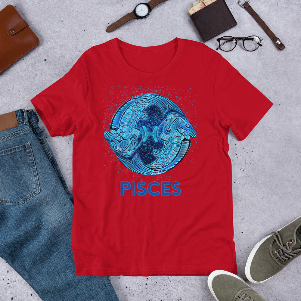 Zodiac Pisces Unisex t-shirt