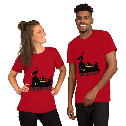 Cemetery Halloween Unisex t-shirt