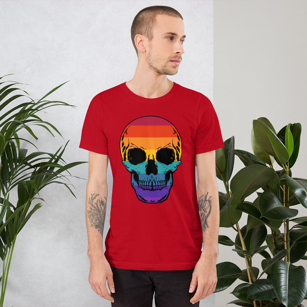 Rainbow Skull Unisex t-shirt