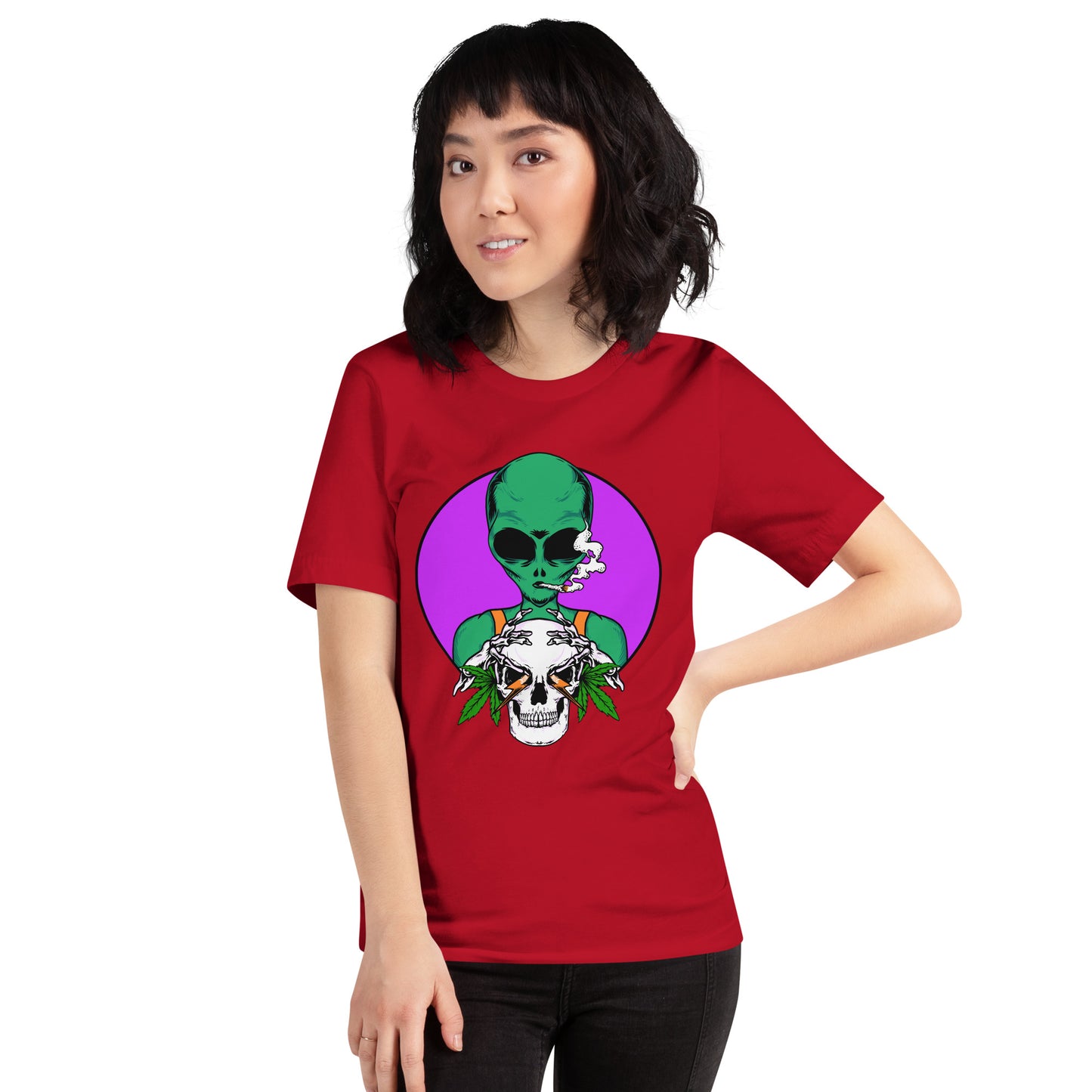 Alien&Skull Unisex t-shirt