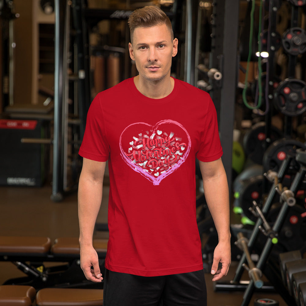 Happy Valentine's Day 8 Unisex t-shirt