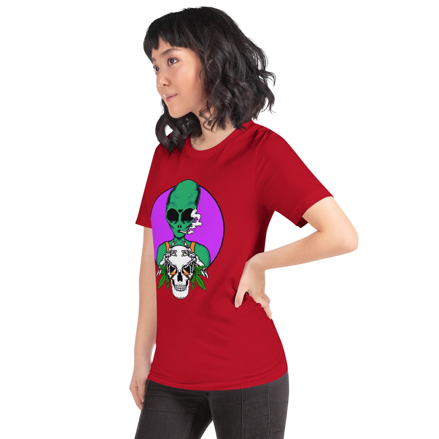 Alien&Skull Unisex t-shirt