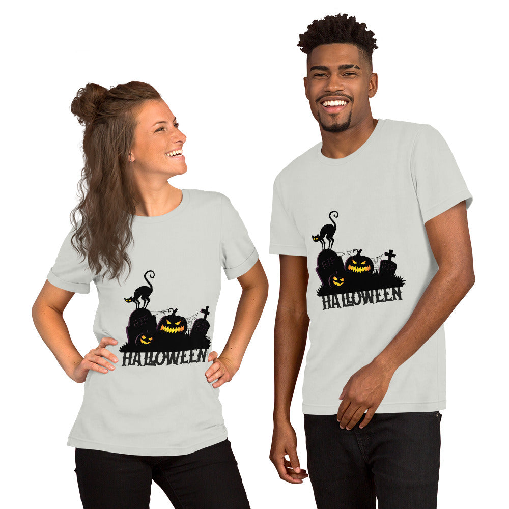 Cemetery Halloween Unisex t-shirt