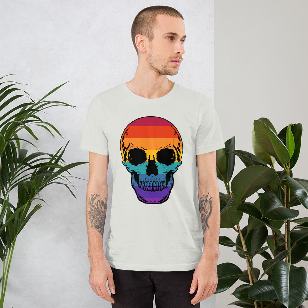 Rainbow Skull Unisex t-shirt