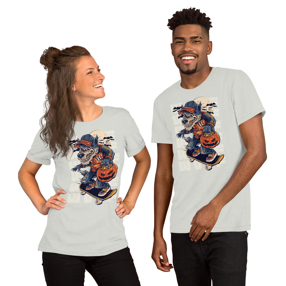 Wolf Halloween Unisex t-shirt