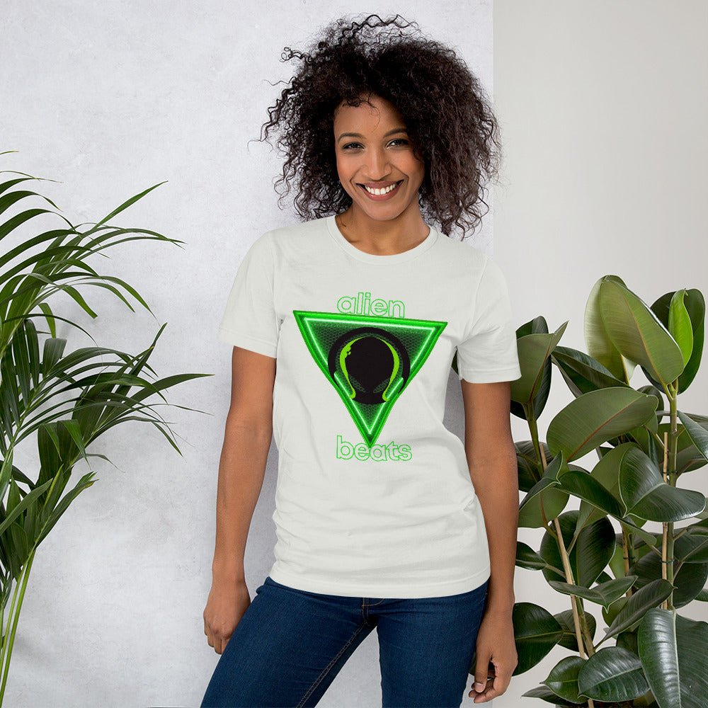 Alien Beats Unisex t-shirt