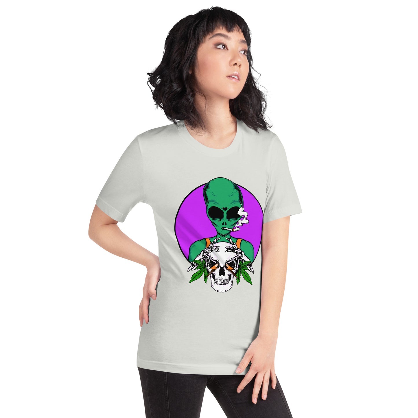 Alien&Skull Unisex t-shirt