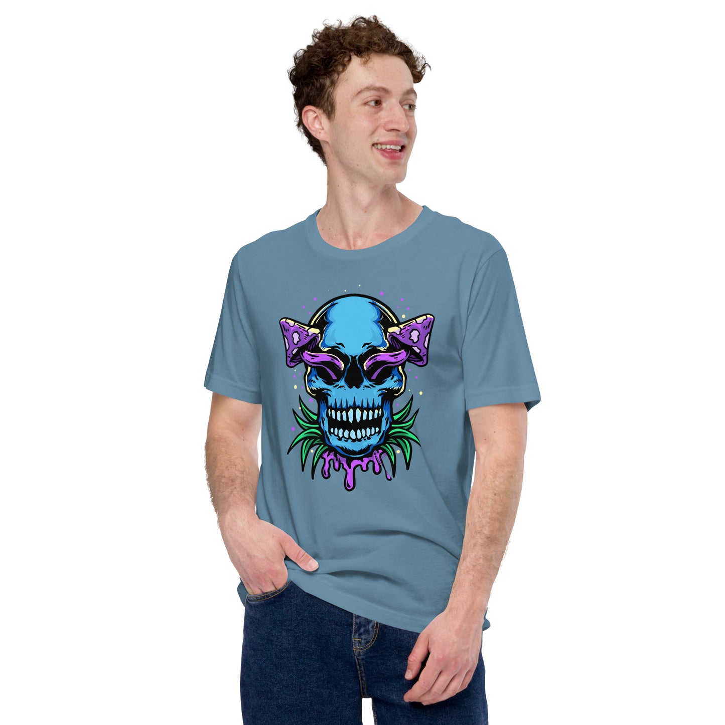 Skull Mushrooms Unisex t-shirt