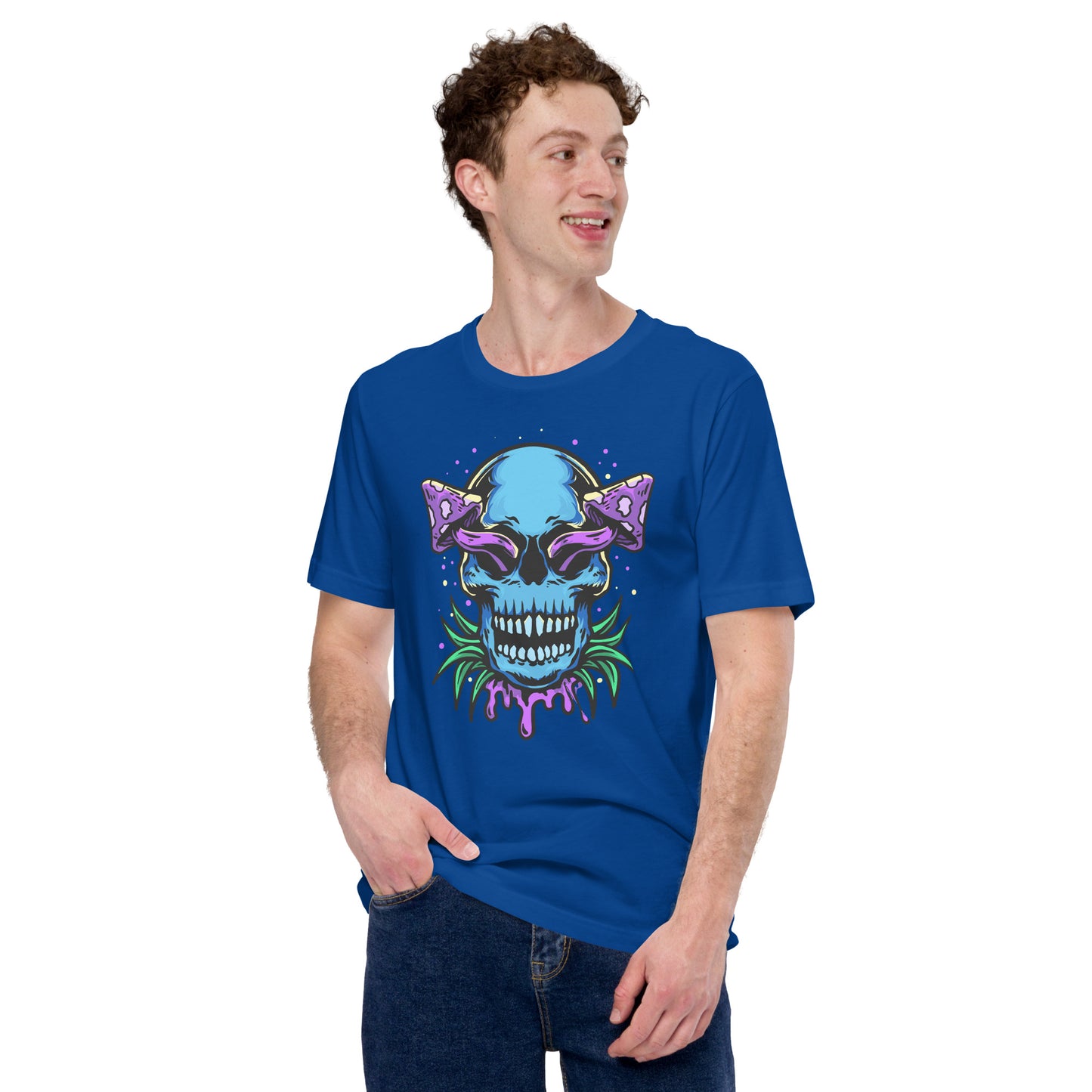 Skull Mushrooms Unisex t-shirt