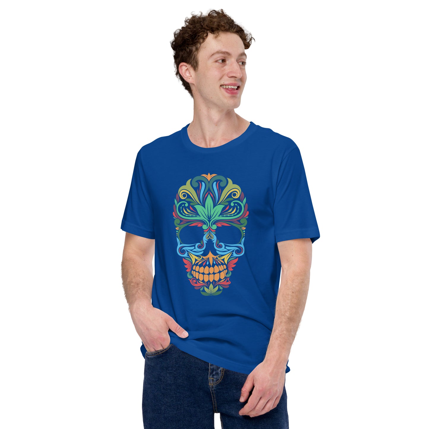 Skull Colors Unisex t-shirt