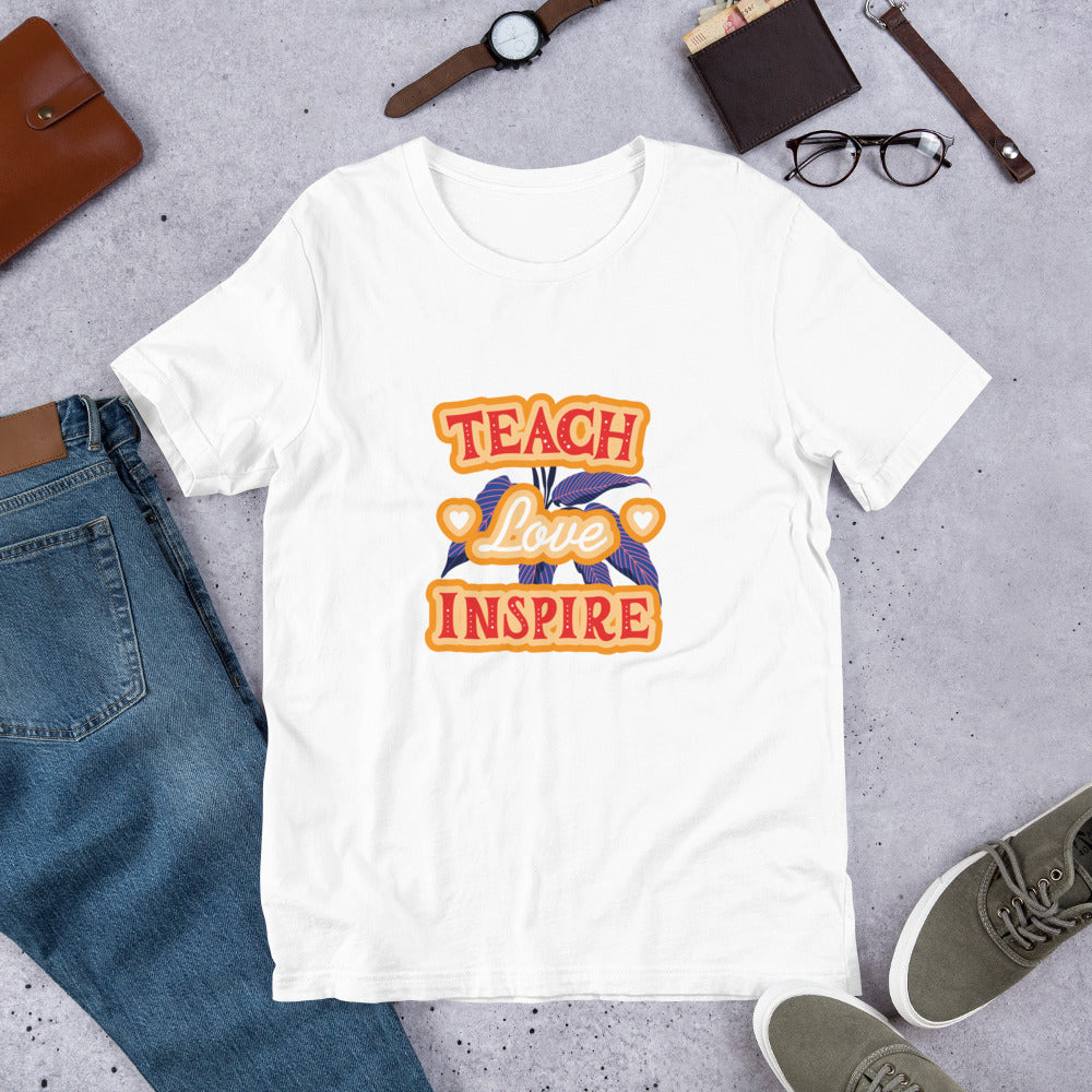 Love teach Unisex t-shirt