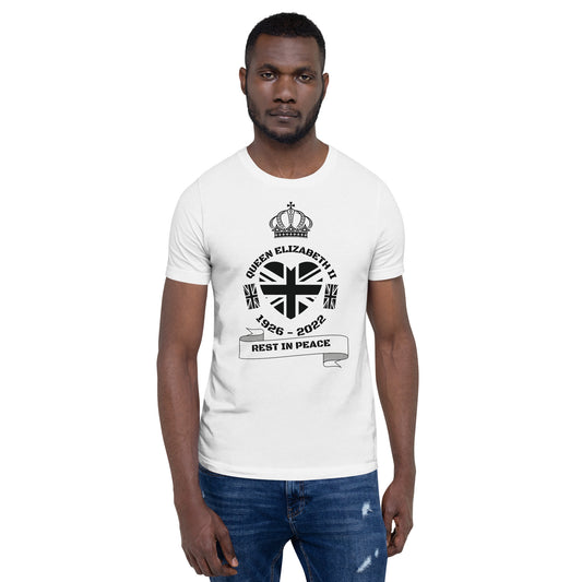 RIP QUEEN EIIR BK Unisex t-shirt